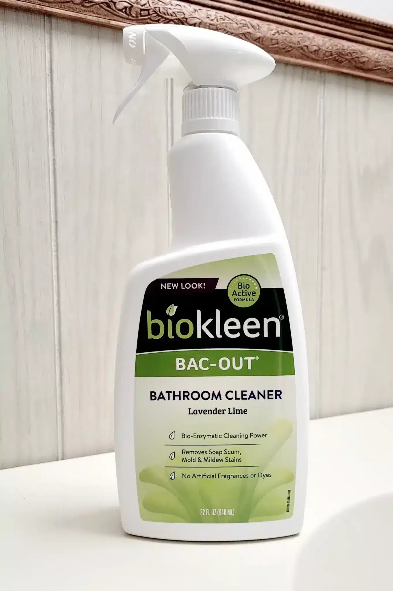 Best Eco Friendly Toilet Bowl Cleaner - 7 Non-Toxic Options 6 biokleen Eco Friendly toilet bowl cleaner on white bathroom counter