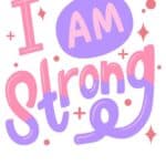 affirmation infographic- I am strong