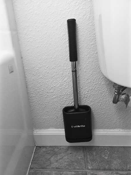 5 Eco Friendly Toilet Bowl Brushes: Transform Your Bathroom! 3 ESTHELLO Toilet Bowl Brush and holder