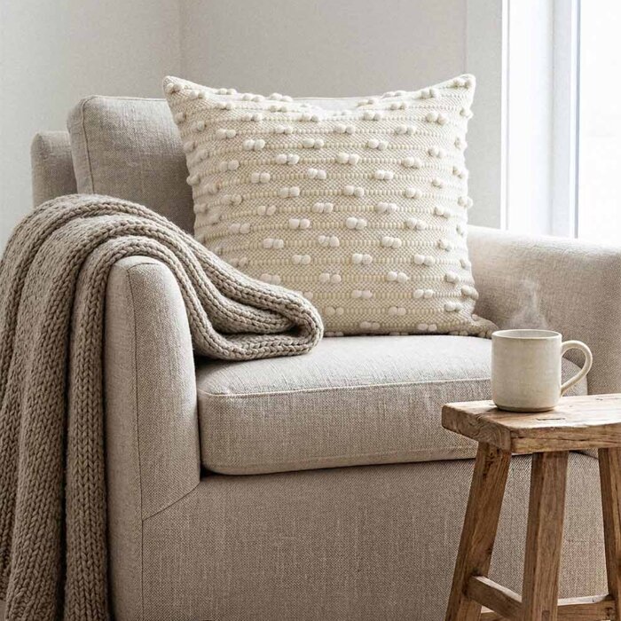 neutral pillow covers