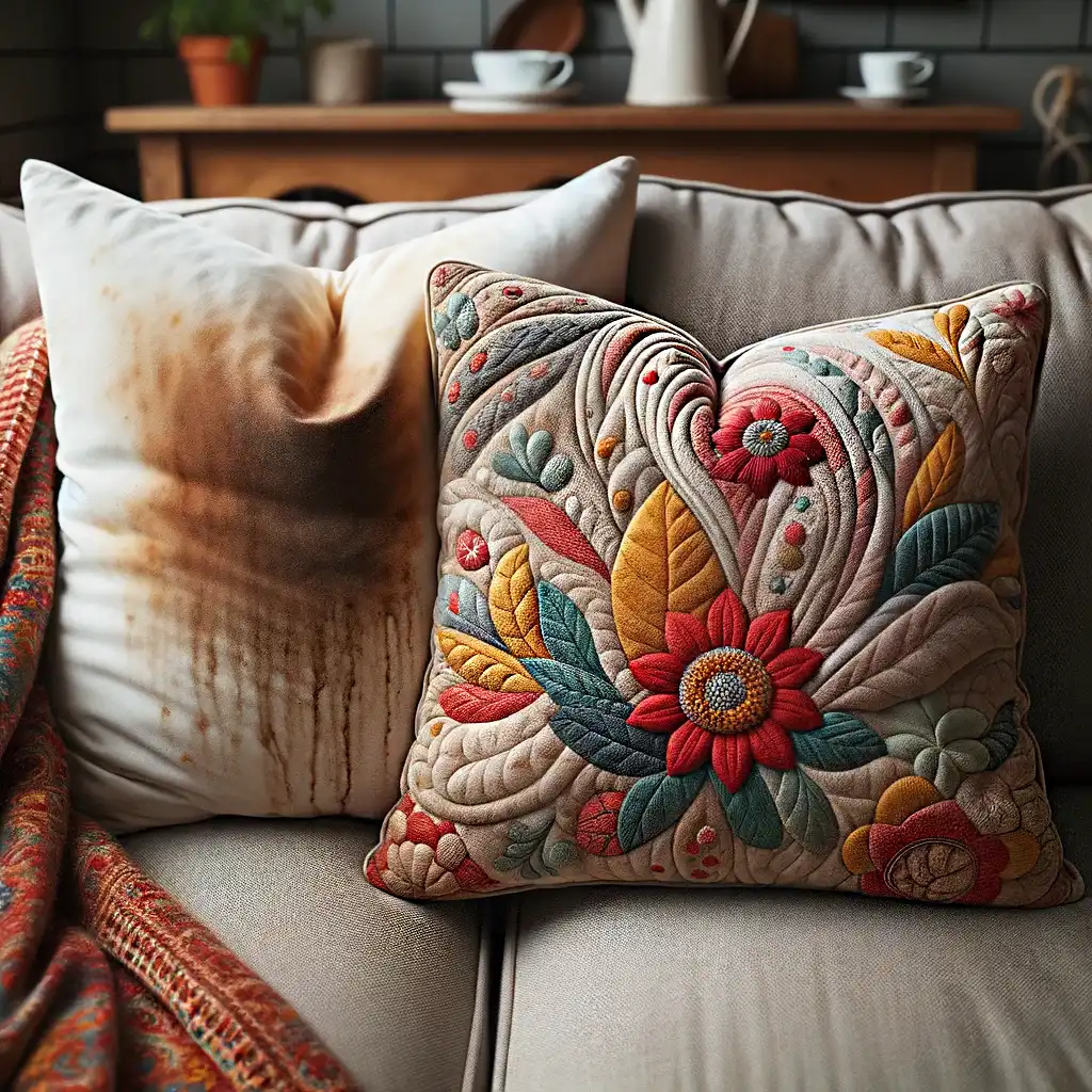 how to wash throw pillow