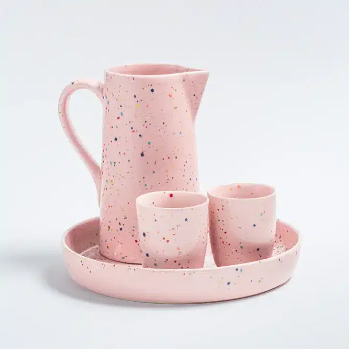 handmade-pink-pitcher handmade pink pitcher
