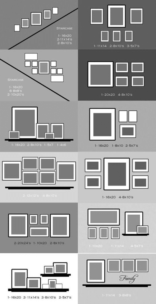 gallery wall template