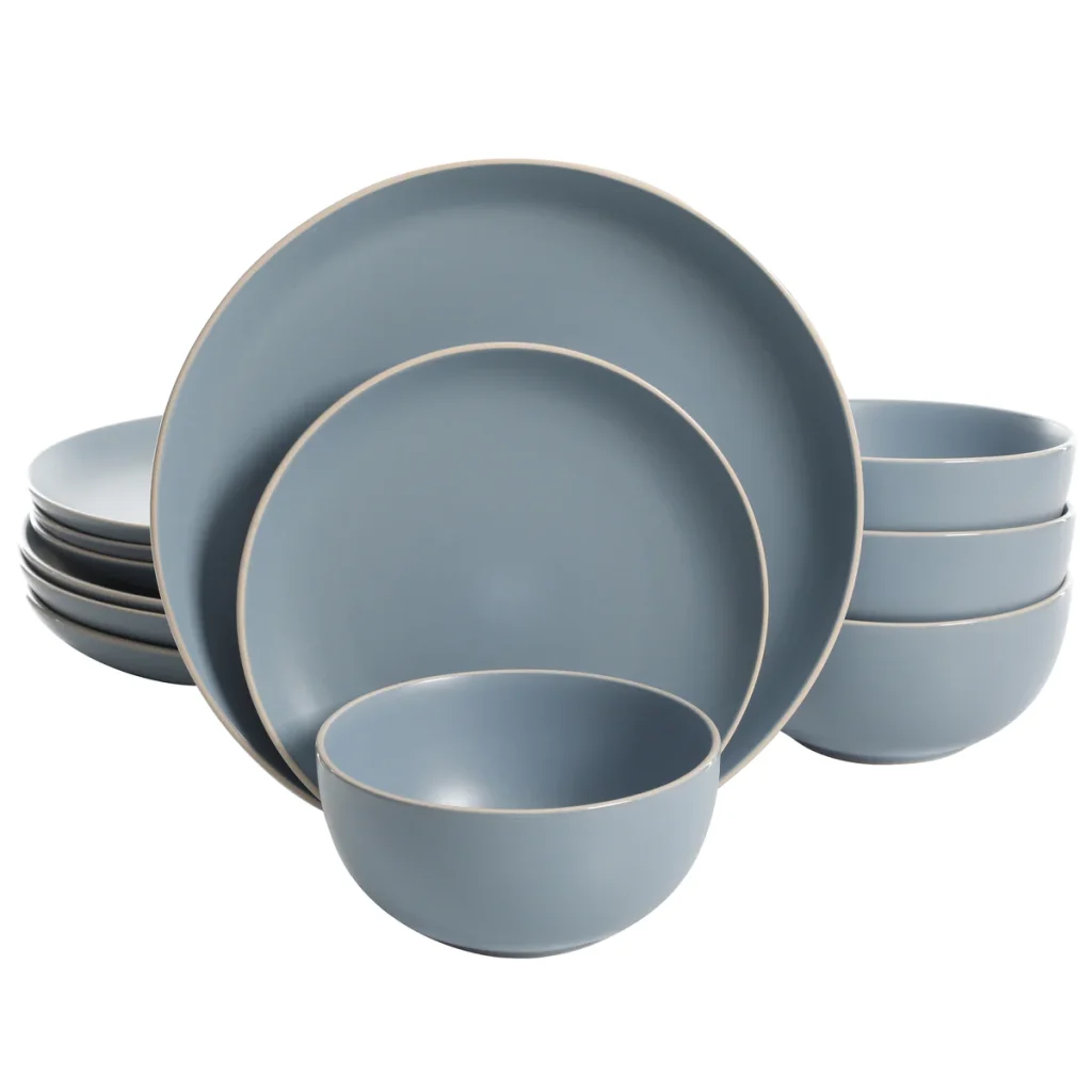 a set of non toxic dinnerware from gibson