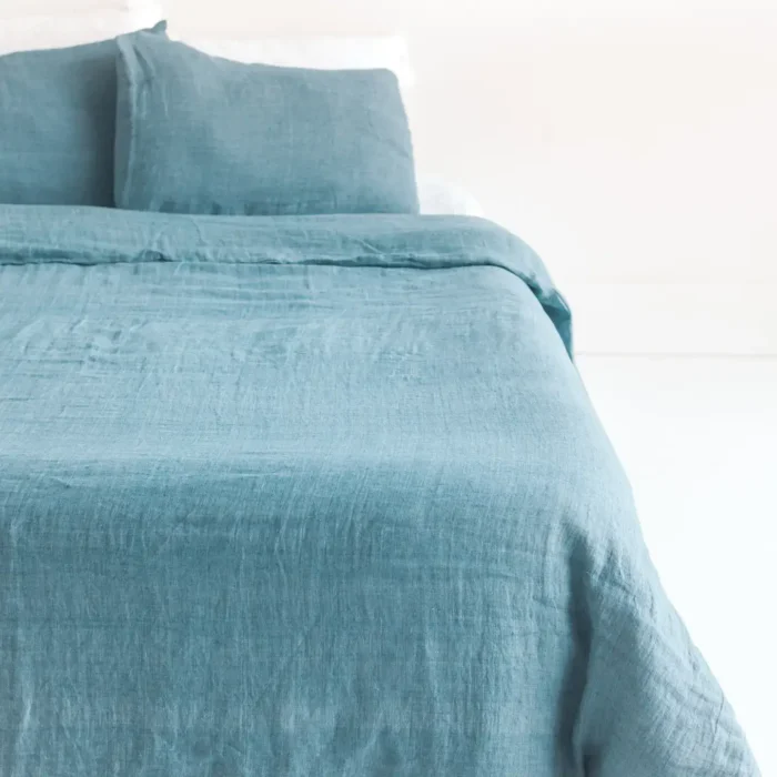 Denim Linen Duvet Cover Set | 100% Belgian Flax Linen