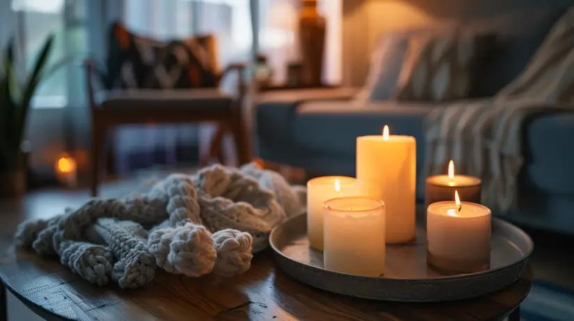 9 Effortless Budget-Friendly Ways to Switch Your Decor From Summer to Fall in 2024 3 Budget-Friendly Ways to Switch Your Decor From Summer to Fall. Cozy candle fall ambiance