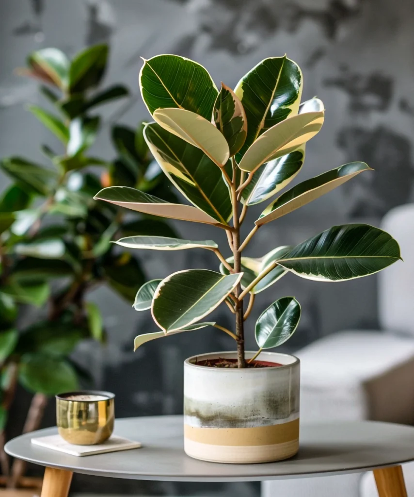 17 Tropical Indoor Plants You Can Successfully Grow Indoors 19 Ficus elastica indoor plant