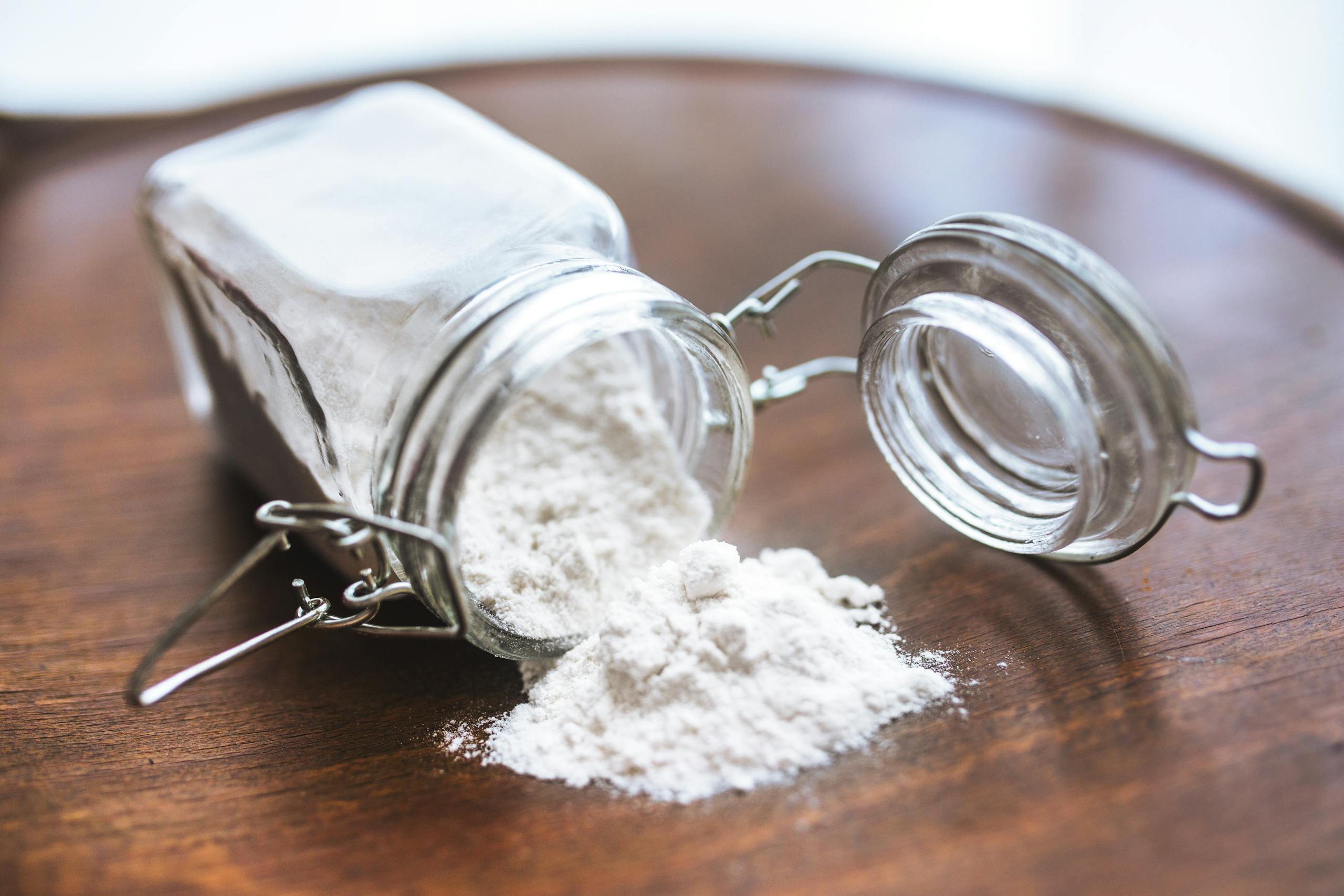 How to Use Baking Soda in Your Laundry: Your Guide to Natural Cleaning 1 a jar of baking soda. How to Use Baking Soda in Laundry: Your Guide to Natural Cleaning