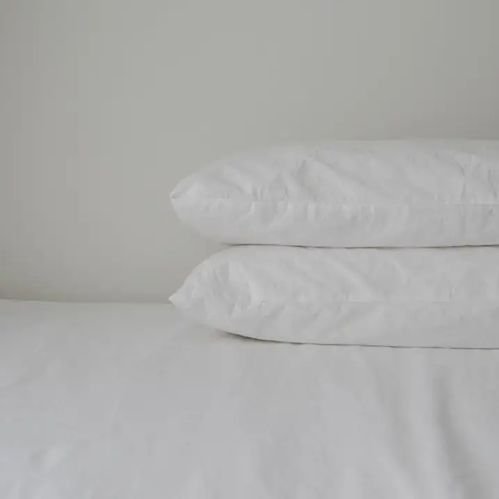 House of Jude Cotton Pillow Cases 2 Pack, Turkish Cotton Pillow Covers 5 white Cotton Pillow cases set