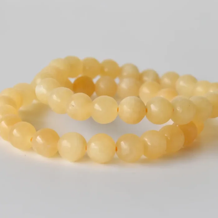 set of 2 Honey Calcite bracelet