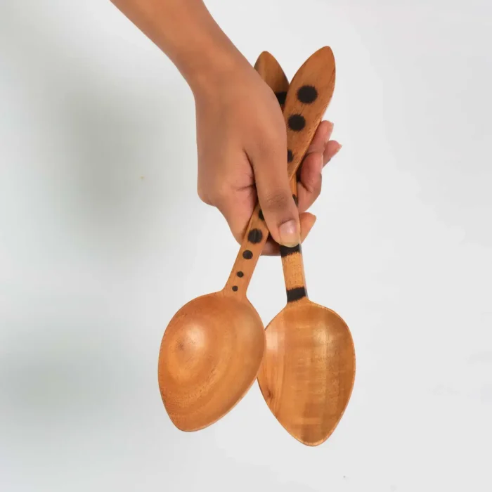 Neem Wood Serving Spoons