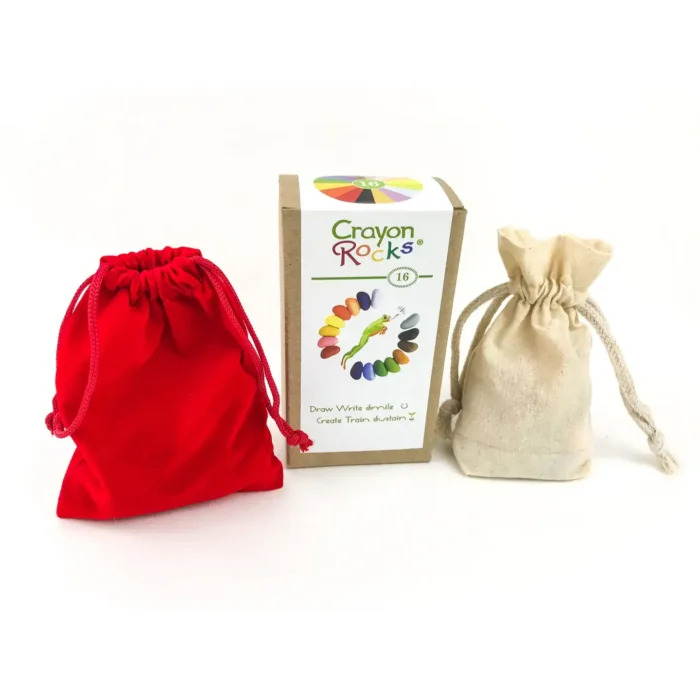 packaging view of crayon rocks 16 Colors in A Muslin