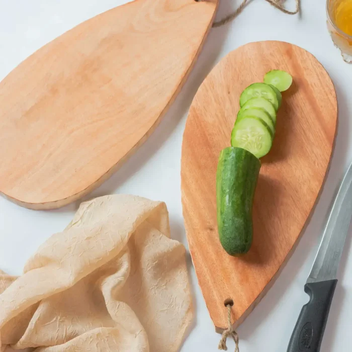 handmade cutting board lifestyle of view handmade wooden cutting board