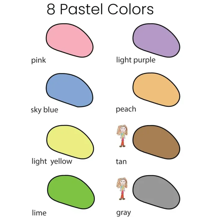 non toxic crayon non toxic crayon pastel color swatches