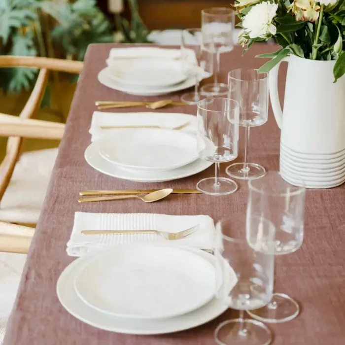 pink stonewashed linen good lifestyle display of pink stonewashed linen good