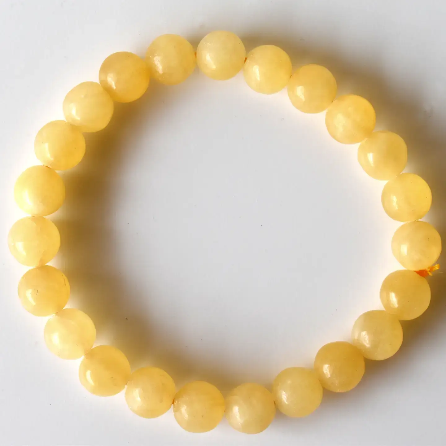 Honey Calcite Bracelet for Self-Discipline and Transformation - Set of 2 3 1 self-discipline jewelry on white background