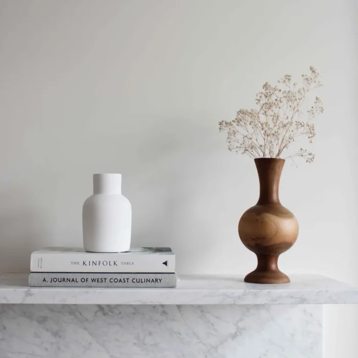 white decorative vase white decorative vase on display