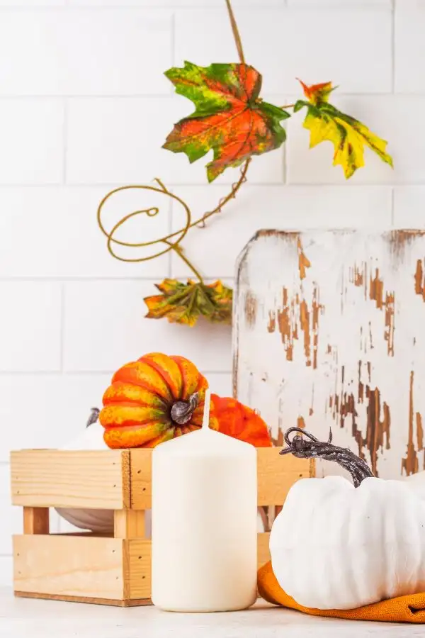 9 Effortless Budget-Friendly Ways to Switch Your Decor From Summer to Fall in 2024 8 fall decor kitchen counter
