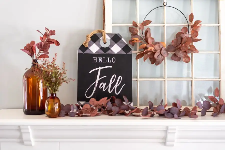 9 Effortless Budget-Friendly Ways to Switch Your Decor From Summer to Fall in 2024 7 fall decor mantel
