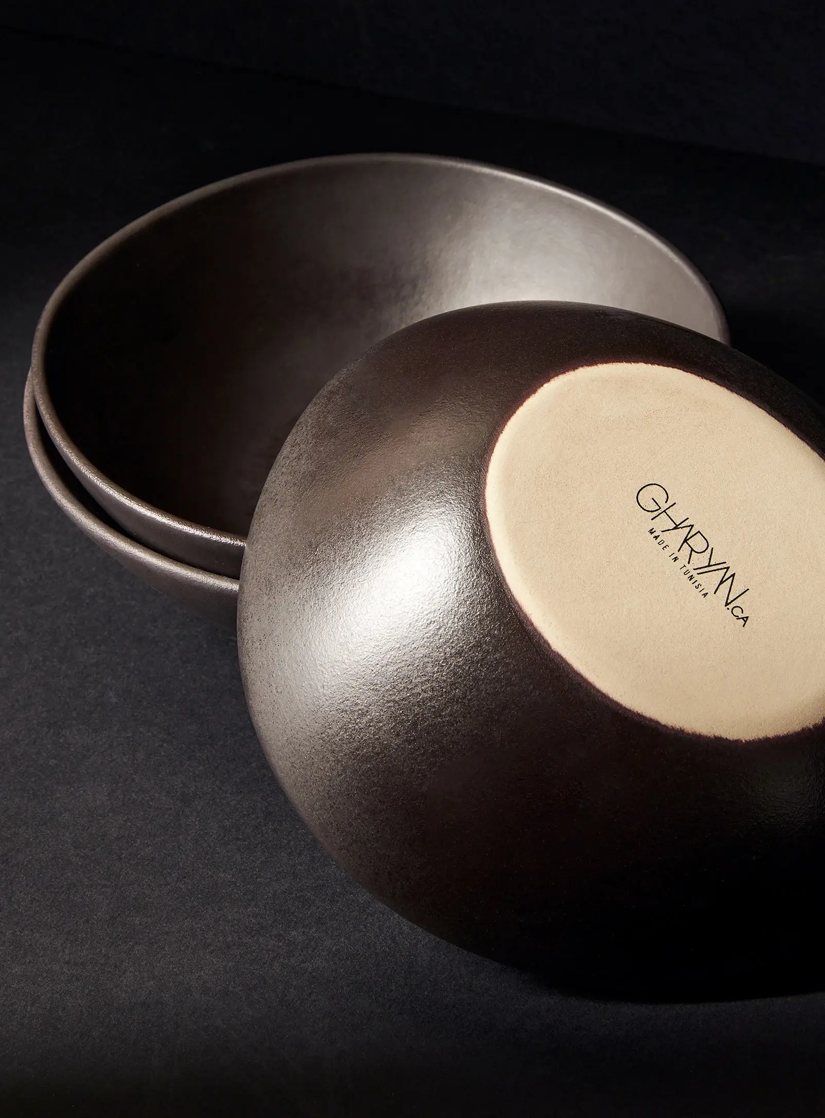Dadasi Ceramic Soup Bowls Set of 4, 17oz Stoneware Bowls for Cereal, Salad, Pasta, Oatmeal, Lead-free, GHARYAN 5 lead free soup bowls