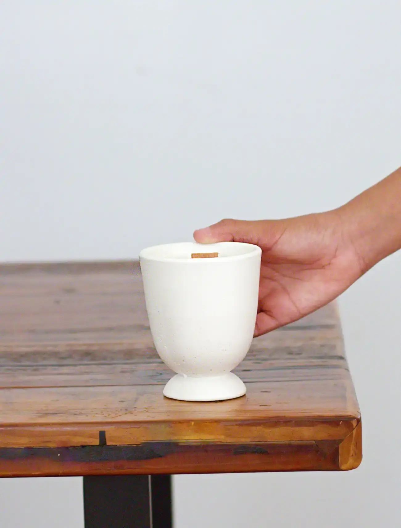 Afternoon Coffee Scented Wood Wick Soy Wax Candle | Zyndl 3 coffee scented soy candle