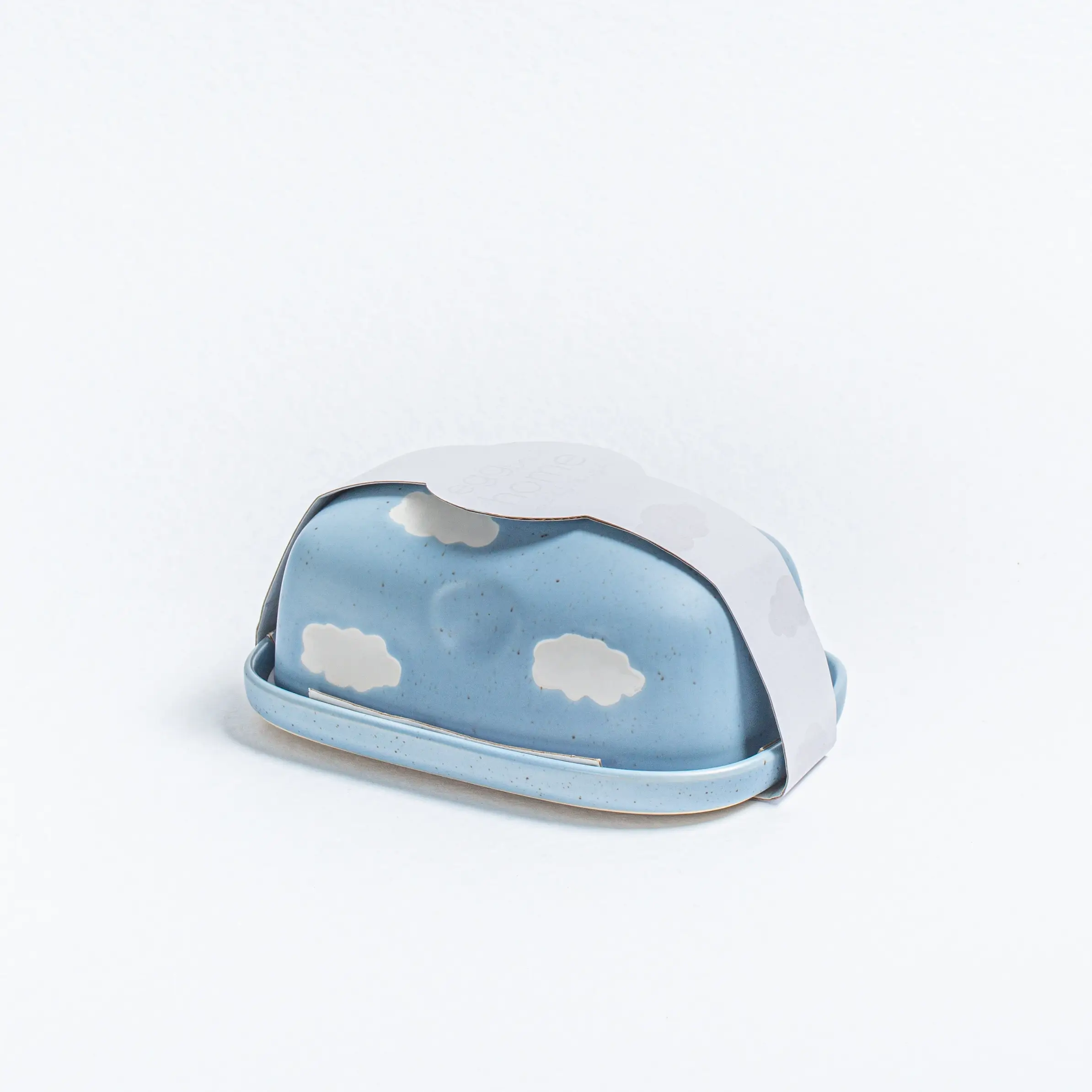 Egg Back Home Cloud Ceramic Butter Dish 4 cute butter dish with lid
