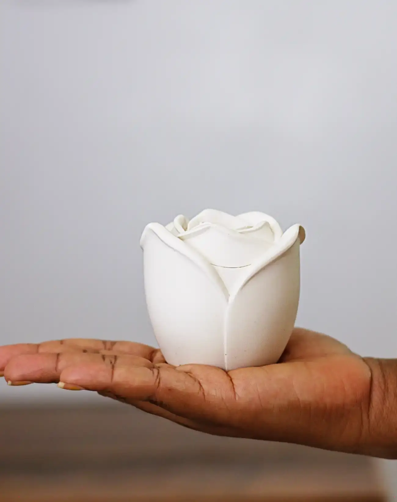 Rose Scented Wood Wick Soy Wax Candle 1 luxury rose scented candles