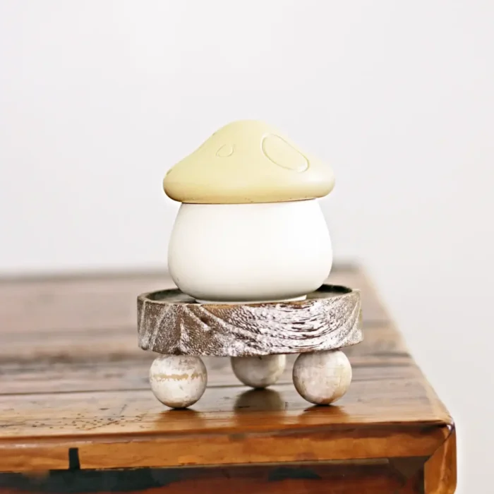 mushroom candle mushroom candle