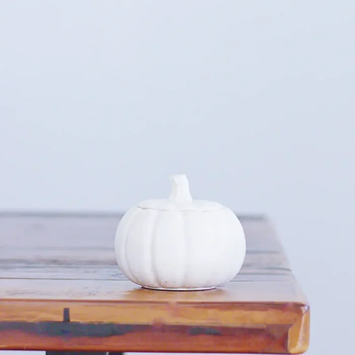 pumpkin shaped candle jars
