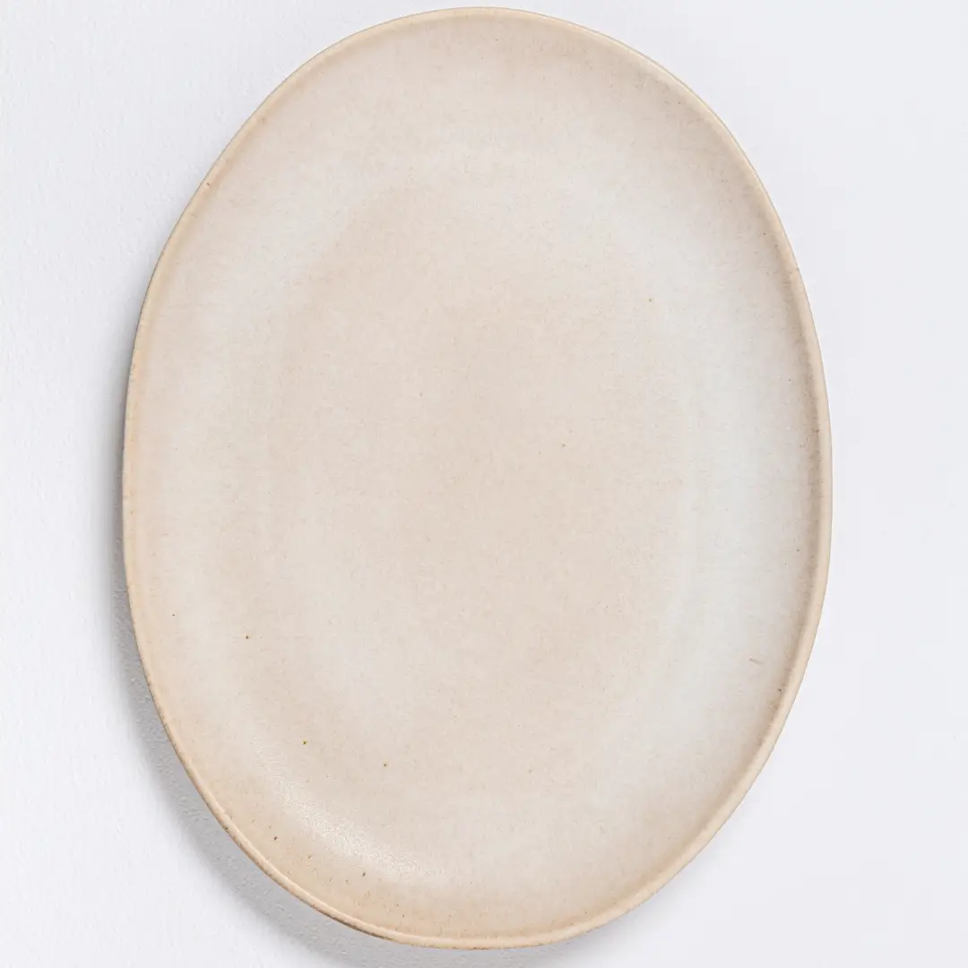 Stoneware Serving Tray - Sand Storm Collection, Egg Back Home 1 stoneware serving tray
