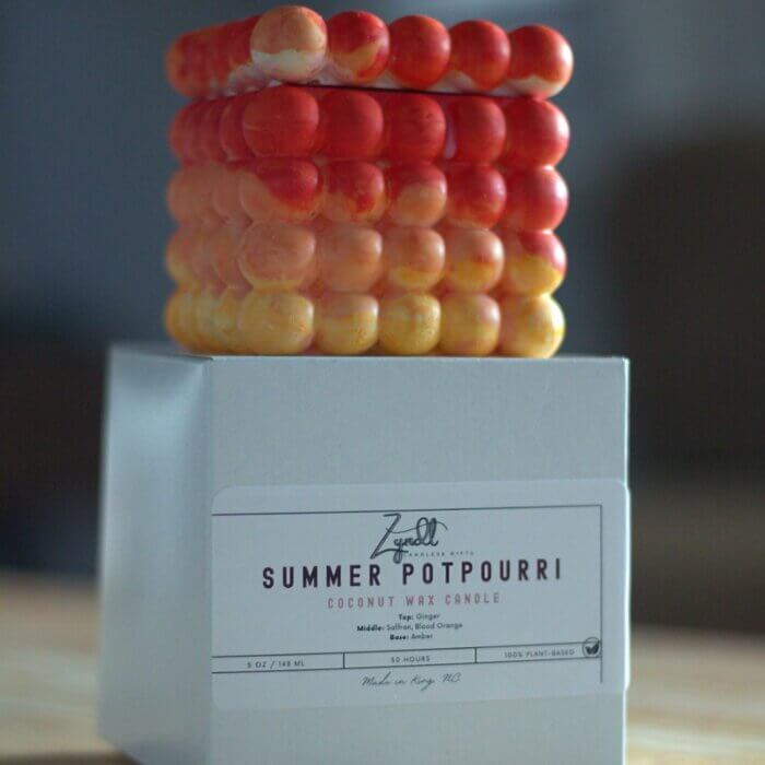 orange scented candles