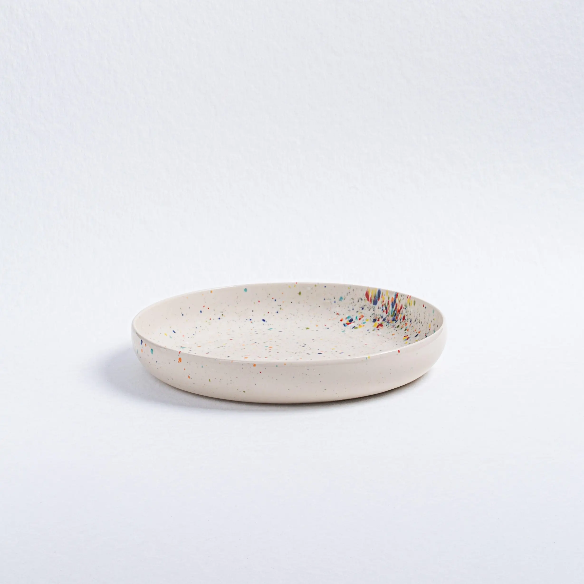 White Stoneware Pasta Plate Set – Set of 6 Low Pasta Bowls With Large Sering Bowl 3 pasta bowl set with serving bowl