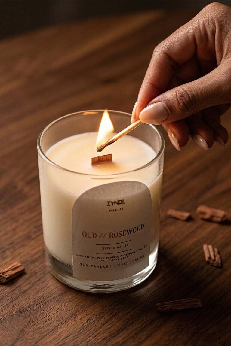 Thoughtfully Sourced, Responsibly Made: Home Decor Reimagined 4 rosewood scented candle