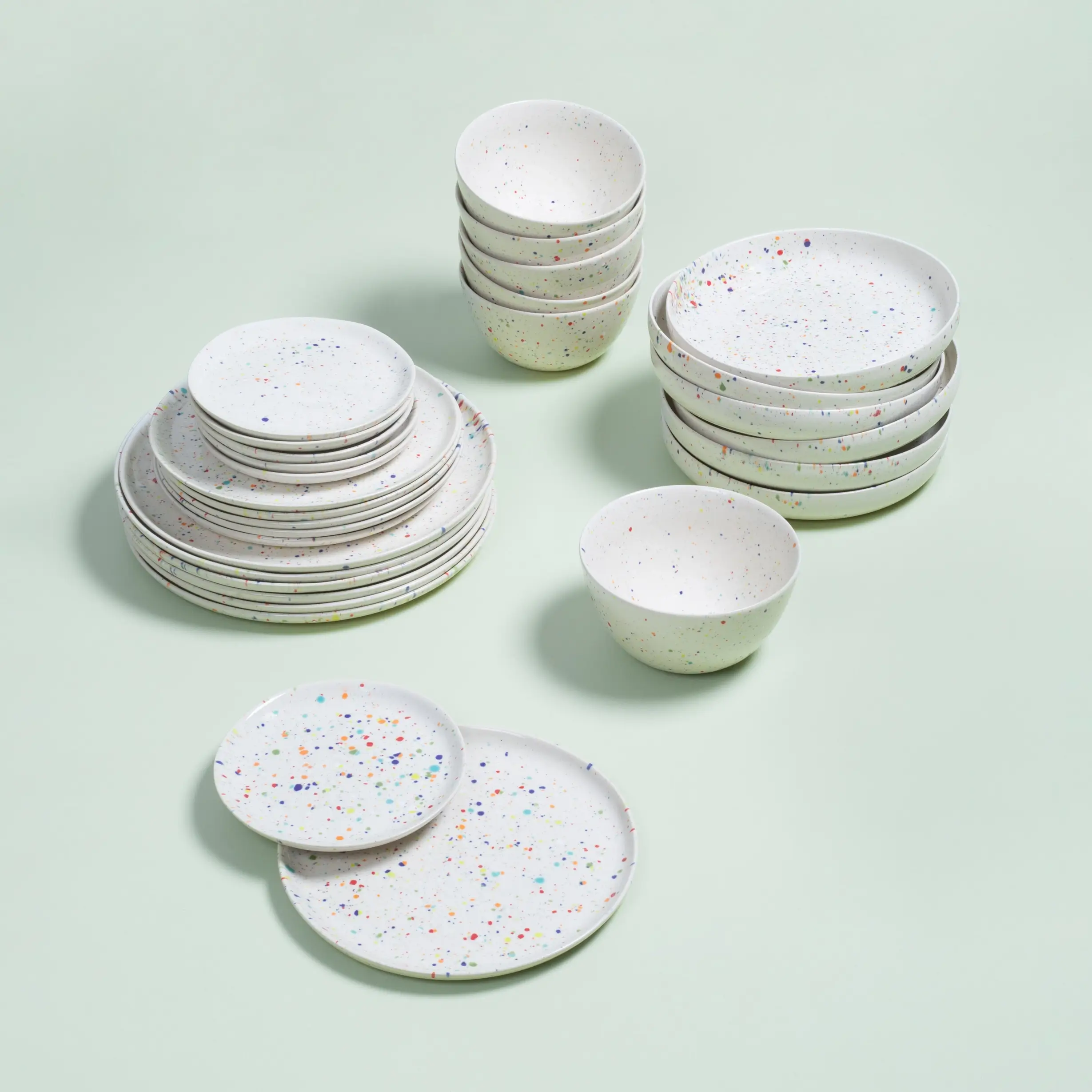 16-Piece White Ceramic Dishes Set | Made In Portugal 3 white dinnerware sets for 12